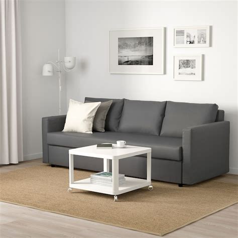 The 'l' shape can go on the left or right hand to suit your space. FRIHETEN Sofa-bed - Skiftebo dark gray - IKEA