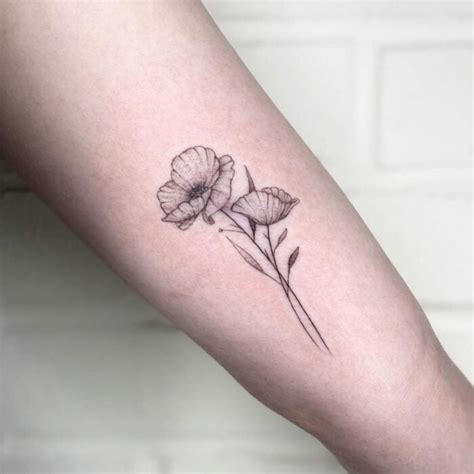 13 Cute Poppy Tattoos That Will Adorn Your Body Like A Garden World