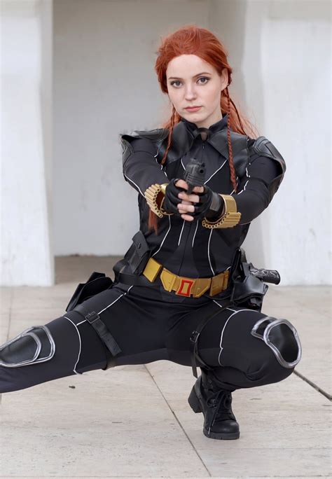 Black Widow Outfit Cosplay Costume Avengers Natasha Romanoff Jumpsuit