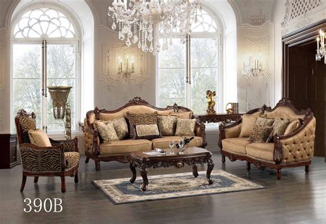 Luxurious Traditional Style Formal Living Room Set Hd 390b