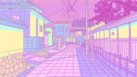 Illustration Pc Anime Aesthetic Purple Hd Wallpaper Pxfuel