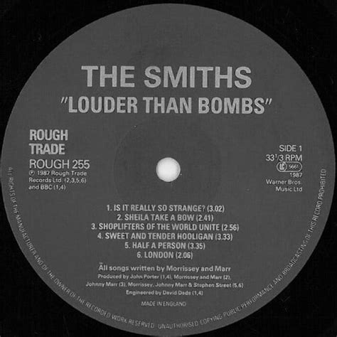 The Smiths ‎ Louder Than Bombs Vinyl Pussycat Records