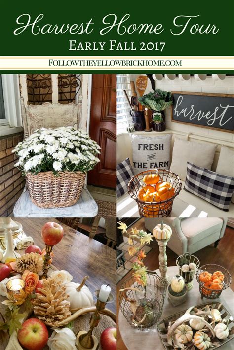 Beautiful Fall Home Tour Harvest Home Blop Ideas For Vintage Fall
