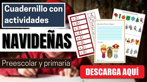 Ver más ideas sobre actividades para preescolar, actividades, actividades de lectura. CUADERNILLO CON INTERACTIVAS ACTIVIDADES NAVIDEÑAS ...