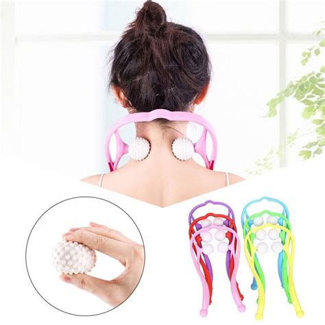 Buy Neck Massage Tool Pressure Relieve Hand Roller Massage Neck Shoulder Trigger Point Self