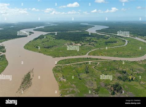 Rufiji River Delta Aerial View Lindi Region Tanzania Stock Photo Alamy