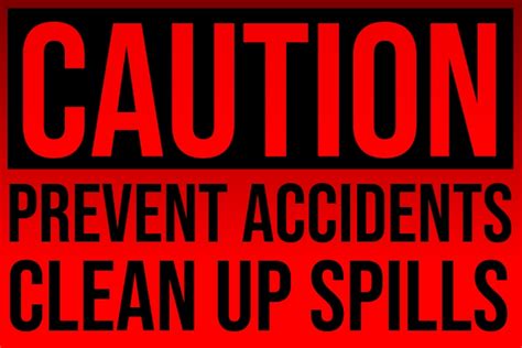 Caution Prevent Accidents Sign Board Template Postermywall