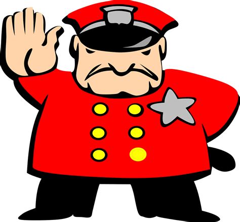 Police Man Angry Stop Hand Free Vector Graphic On Pixabay