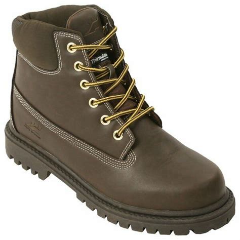 Deer Stags Tractor Casual Hiking Boots Work Boots Dark Brown Size 10m