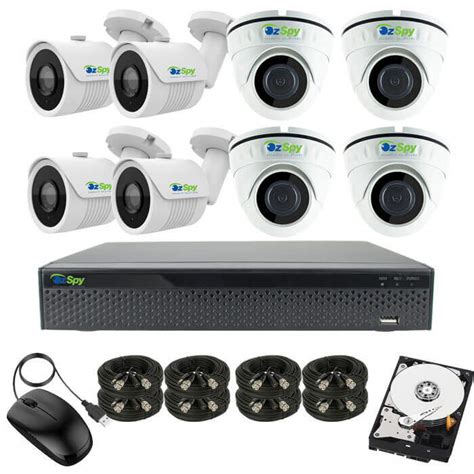 5mp Indoor Outdoor 4 Camera Diy Cctv Security Camera Kit