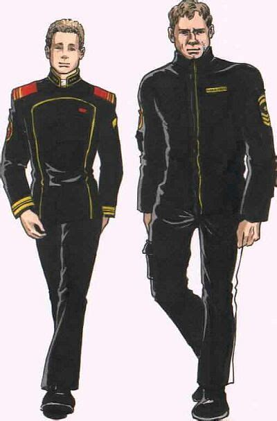 Two Kinds Of Space Uniform Dreadful Duo Sci Fi Uniform Honor