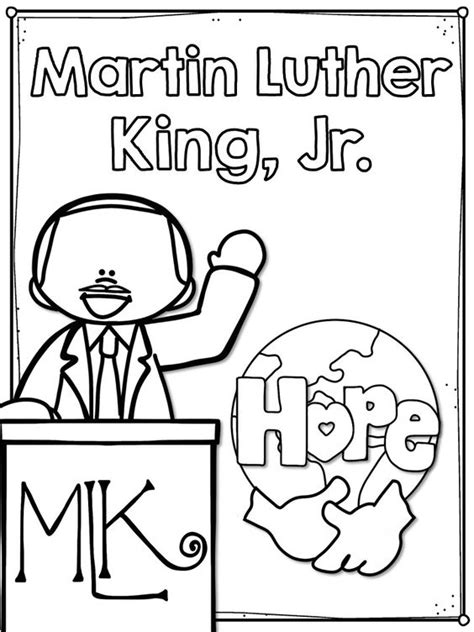 No response for printable martin luther king jr coloring pages for kids 5prtr. Martin Luther King Jr Coloring Pages and Worksheets - Best ...