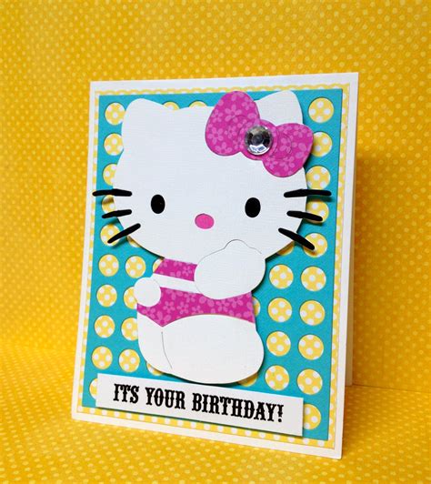 Maybe you would like to learn more about one of these? Life Is Sweet...: Hello Kitty birthday card