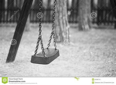 Sad Empty Swing Stock Photography Image 32399712