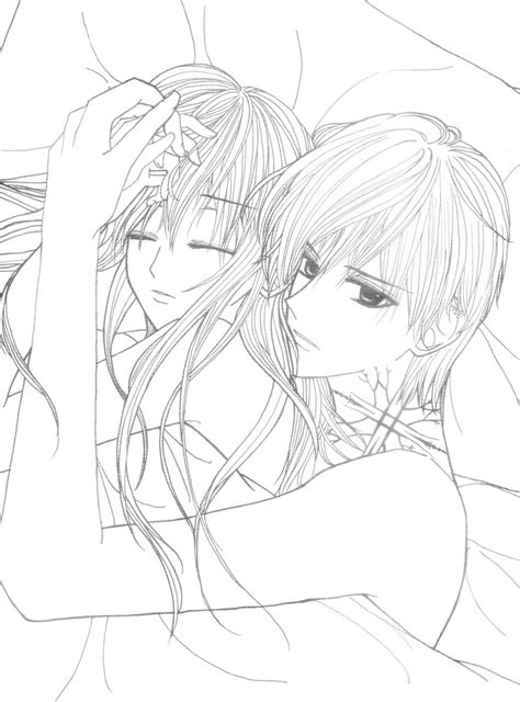 Anime Couple Coloring Pages At Free Printable Porn Sex Picture