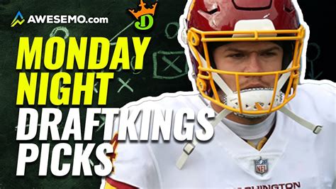 Draftkings Nfl Monday Night Football Week 12 Showdown Picks And Lineups