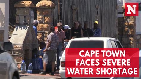 Water Shortage Takes Grip Of Cape Town During Severe Drought Youtube