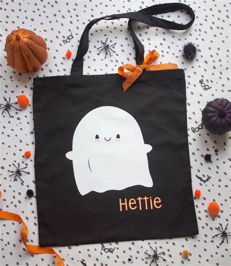 Personalised Halloween Trick Or Treat Bag By Lola And Gilbert London Ltd