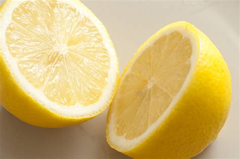 Halved Lemon Free Stock Image