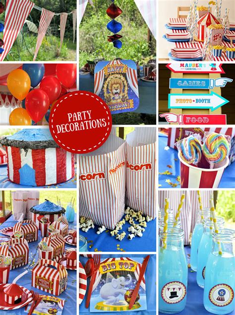 For more fun party ideas, visit our special party. Carnival Party Ideas | Circus Party Ideas at Birthday in a Box