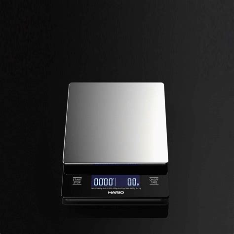 Hario V60 Drip Coffee Barista Scale With Timer Stainless Steel Clumsy Goat Coffee