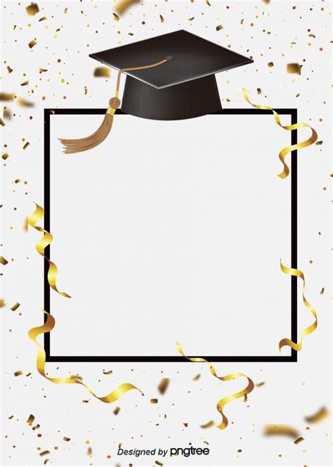 творческая лента выпускной кепка счастливый фон Graduation Poster