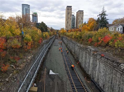 Snapshot Of The Trillium Line Trench October 20 2022 O Train