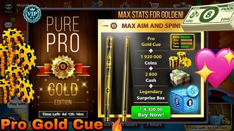 Level 5 vip diamond 😱 archangel cue and 3 legendary for 5$ golden shot 8 ball pool. PRO Gold Cue - 8 Ball Pool By Miniclip + Legendary Boxes ...