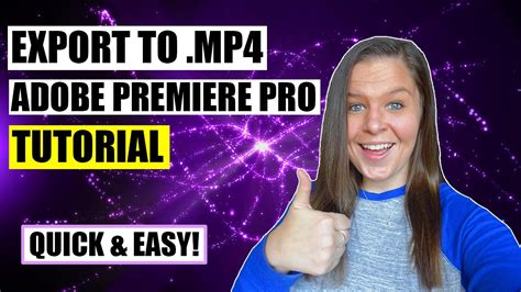 This program is a media converter that allows you to convert and export video files of different formats seamlessly. How to Export to .mp4 in Adobe Premiere Pro - YouTube