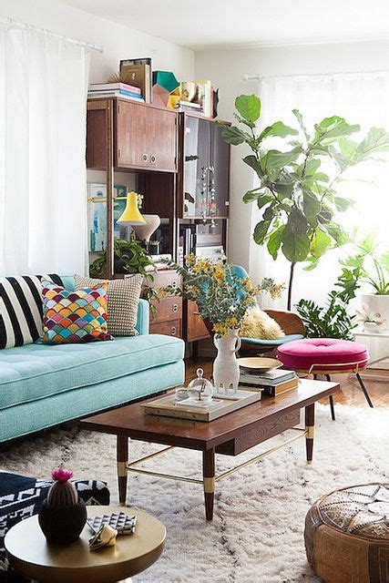 Bri W W Emery Designlovefest Colorful Living Room Designed By