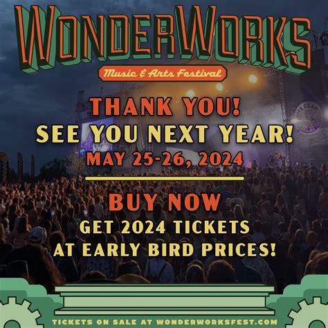 Buy Tickets To Wonderworks Music And Arts Festival 2024 In Pittsburgh On