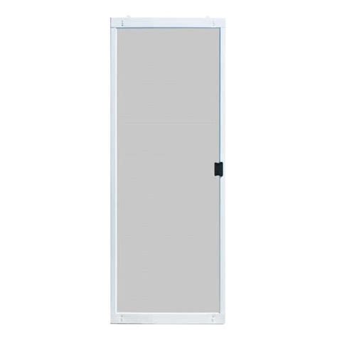 Unique Home Designs 30 In X 80 In Adjustable Fit White Metal Sliding