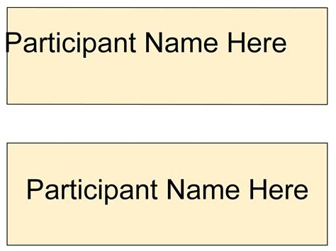 How Do I Create A Name Plate Template In Word