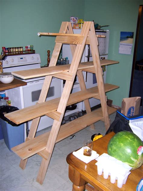 Make Your Own Ladder Shelf For Your Craft Show Display Display