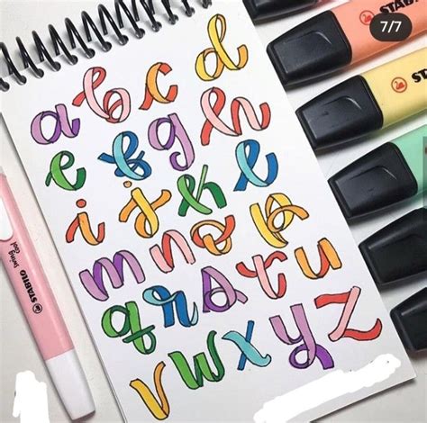 Pin By Vânia Jesus On ⭒ Notebook ⭒ Hand Lettering Alphabet