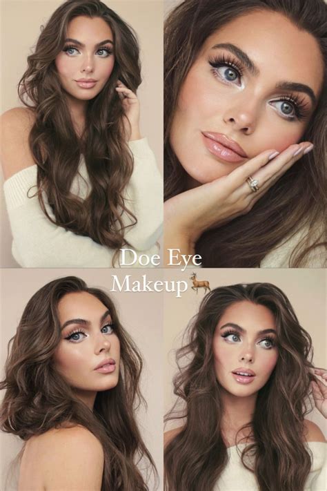 Doe Eye Makeup Tutorial🦌🤍🎀 Doe Eye Makeup Big Eyes Makeup Wedding Hair And Makeup