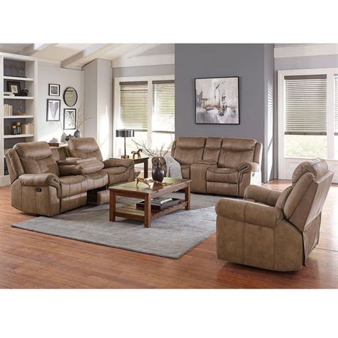 2 Piece Set Double Reclining Sofa And Loveseat Furniture And Mattress