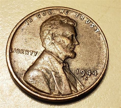 1944 S Wheat Copper Penny Rare Etsy Rare Pennies Copper Penny