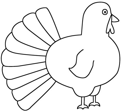 Turkey Drawing Outline At Getdrawings Free Download