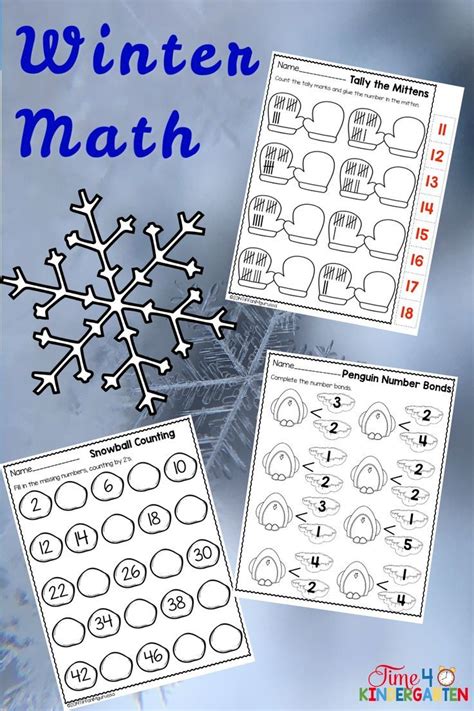Winter Slopes Math Worksheet