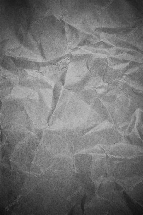 Premium Photo Crumpled Gray Paper Texture
