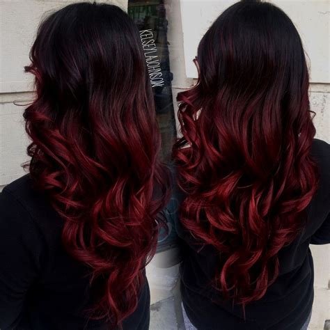 Brazilian Raspberry Ombre Hair Extensions Redombrehair Red Balayage