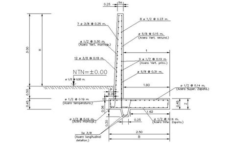 Retaining Wall Cad Details