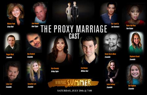 The Proxy Marriage Warren Miller Performing Arts Center