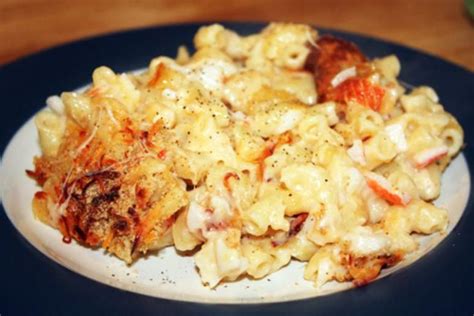 Imitation Crab Macaroni And Cheese Recipe Crab Recipes Crab Mac