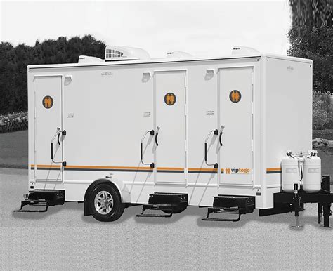 3 Station Portable Restroom With Shower Combo