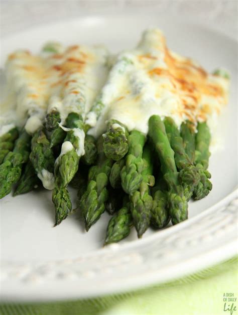 It turns into an easy side dish in just 10 minutes. Asparagus Gratin | Recipe | Vegetable side dishes, Vegetable dishes, Side dish recipes