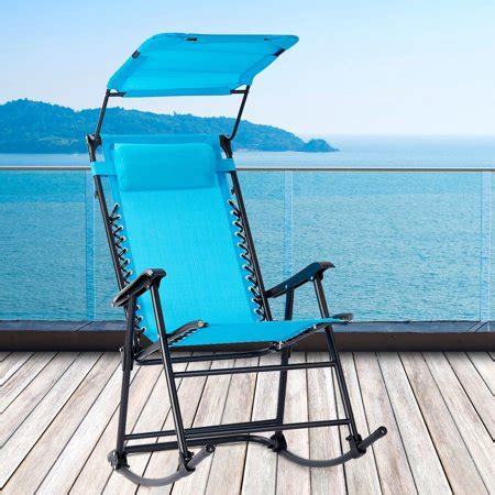 I purchased a folding chair with a canopy from shenzhen aibili international trade co,ltd and only received a sleeve to put a chair in but no chair. Costway Folding Rocking Chair Rocker Porch Zero Gravity ...