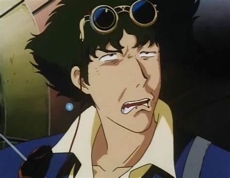 Spike Spiegel I Love Pausing On Their Faces Cowbabe Bebop Cowbabe Bebop Cowbabe Bebop Anime