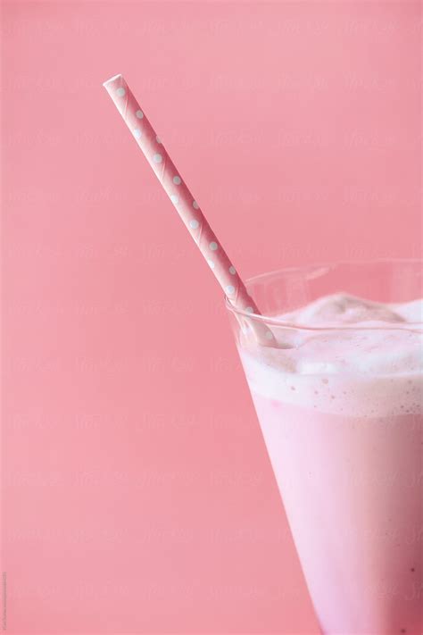Strawberry Milkshake By Stocksy Contributor Pixel Stories Stocksy